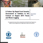A Follow Up Rapid Food Security Assessment in Satkhira in the Context of August 2011 Flood and Water Logging