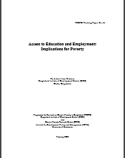 Access to Education and Employment: Implications for Poverty