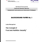 BACKGROUND PAPER – The Concept of Food and Nutrition Security