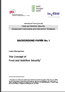 Background Paper: The Concept of Food and Nutrition Security