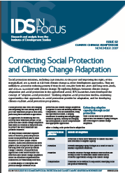 Connecting Social Protection and Climate Change Adaptation