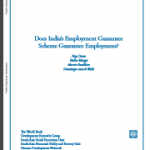 Does India’s Employment Guarantee Scheme Guarantee Employment