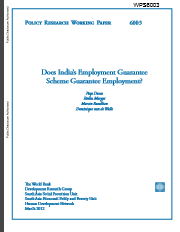 Does India’s Employment Guarantee Scheme Guarantee Employment