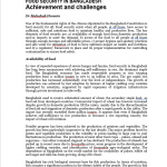 FOOD SECURITY IN BANGLADESH Achievement and challenges