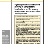 Fighting chronic and extreme poverty in Bangladesh – implications for the second generation Poverty Reduction Strategy Paper
