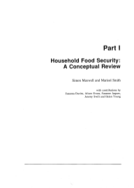 Household Food Security: A Conceptual Review – Part I