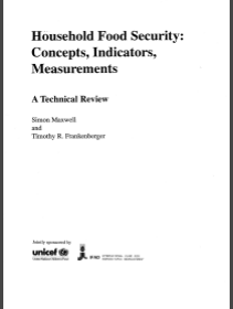 Household Food Security: Concepts, Indicators, Measurements – A Technical Review