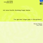 ILO Asia-Pacific Working Paper Series – The gender wage gap in Bangladesh