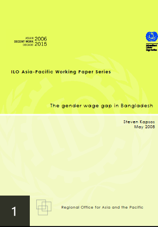 The gender wage gap in Bangladesh