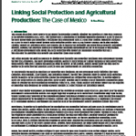Linking Social Protection and Agricultural Production – The Case of Mexico