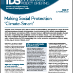 Making Social Protection ‘ Climate-Smart’