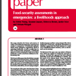 Network HPN Paper – Food-security assessments in emergencies – a livelihoods approach