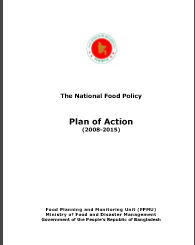 The National Food Policy : Plan of Action (2008-2015)