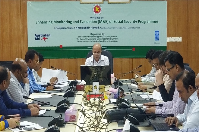 Workshop of Monitoring & Evaluation Focal Points Held on 10 October 2018