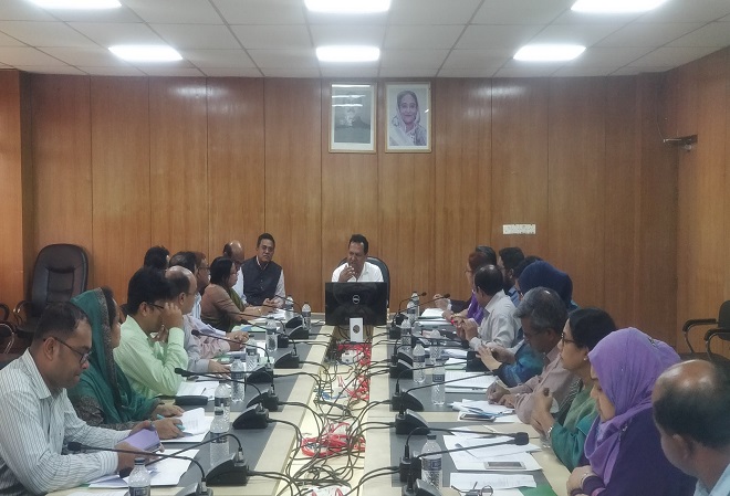 A Meeting on Drafting of Social Security Act, 2019 held on 30 April 2019