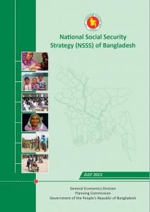 National Social Security Strategy (NSSS) of Bangladesh