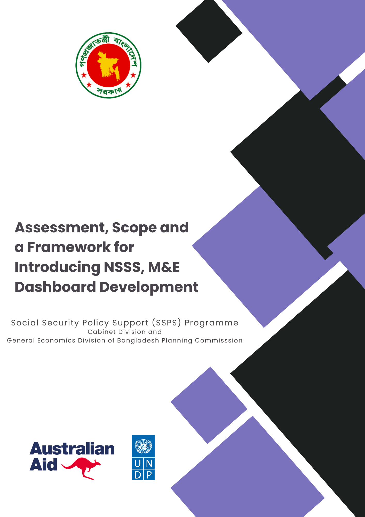 Assessment, Scope and a Framework for Introducing NSSS, M&E Dashboard Development