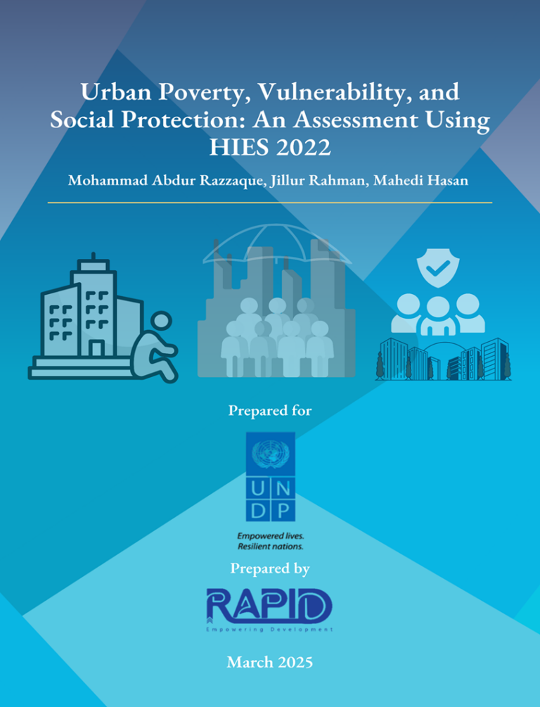 Understanding Urban Poverty and Strengthening Social Protection for Urban Poor and Vulnerable Population