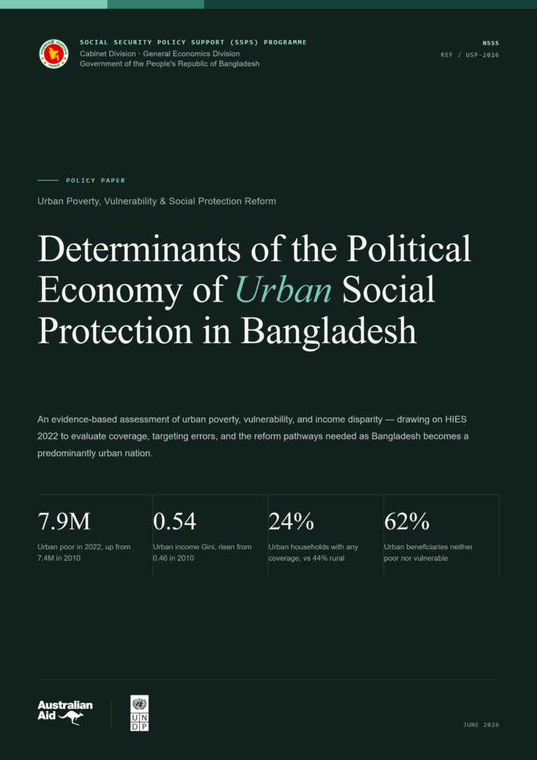 Determinants of the Political Economy of Urban Social Protection in Bangladesh